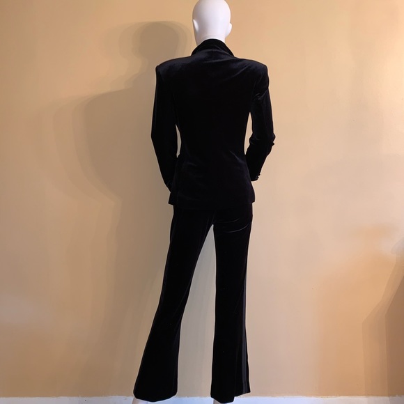 Black VELVET Tuxedo CIELLO COUTURE - Picture 2 of 15
